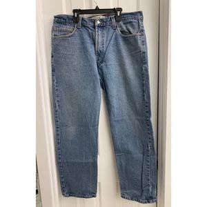 Levi’s 505 blue jeans